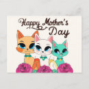Search for cat mother postcards Kitten