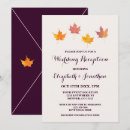 Search for maple wedding invitations Orange