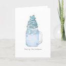 Search for blue christmas cards Snowflake