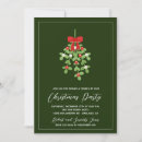 Search for mistletoe christmas invitations Christmas dinner party