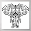 Search for elephant doodle art Zen doodle style