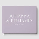Search for lilac guest books Typography