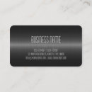 Search for black and silver chrome business cards Steel