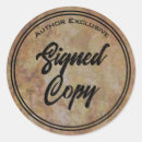 Search for signed by author stickers Writer