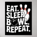 Search for sports club posters Bowling girl