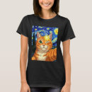 Search for starry night cat tshirts Kitten