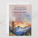Search for sunrise wedding invitations Mountain