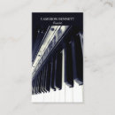 Search for composing business cards Piano keys