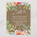 Search for burlap and lace invitations Floral