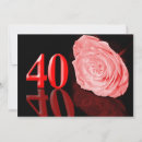 Search for ruby wedding anniversary invitations Party