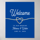 Search for royal blue wedding signs Simple