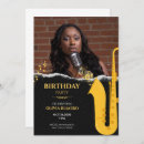 Search for jazz birthday invitations Music
