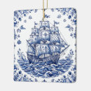 Search for blue and white christmas tree decorations Dutch