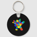 Search for puzzle pieces key rings Kids