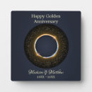 Search for golden wedding anniversary plaques 50th
