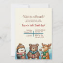 Search for cute animals birthday invitations Bear