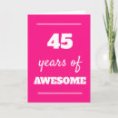 Search for funny 45th birthday cards For her