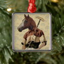 Search for animal lover christmas tree decorations Horse
