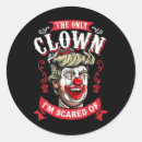 Search for funny clown stickers America