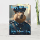 Search for police birthday cards Officer