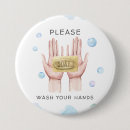 Search for health and safety badges Wash your hands