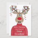 Search for for great grandson christmas cards Reindeer