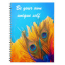 Search for peacock feathers notebooks Modern