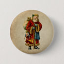 Search for vintage santa claus badges Red