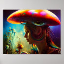Search for mushroom art Retro
