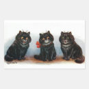 Search for vintage black cat stickers Kitten