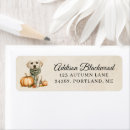 Search for yellow labrador return address labels Autumn