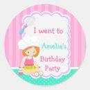 Search for kids cooking party stickers Birthday