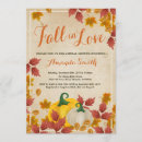 Search for fall bridal shower invitations Fall in love