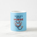 Search for worlds best nurse mugs Stethoscope