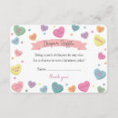 Search for valentine candy hearts invitations Little sweetheart