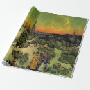 Search for landscapes wrapping paper Van gogh