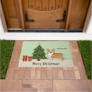 Search for pembroke welsh corgi doormats Christmas tree