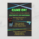 Search for laser tag birthday invitations Boys