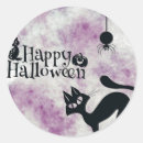 Search for evil pumpkin stickers Black cat