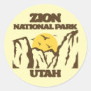 Search for zion national park stickers Utah