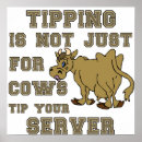 Search for cow tipping Waiter