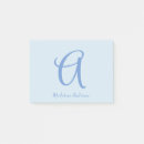 Search for monogrammed post it notes Minimalist