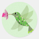 Search for hummingbirds stickers Green