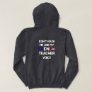 Search for white back hoodies Teacher