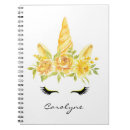 Search for eyelash notebooks Unicorn