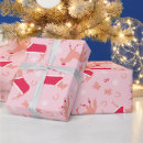 Search for red santa wrapping paper White
