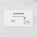 Search for electrical business cards Electricians