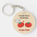 Search for funny tomato key rings Fruit