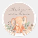 Search for green elephant baby shower stickers Safari
