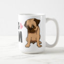 Search for pug cartoon mugs Puppy